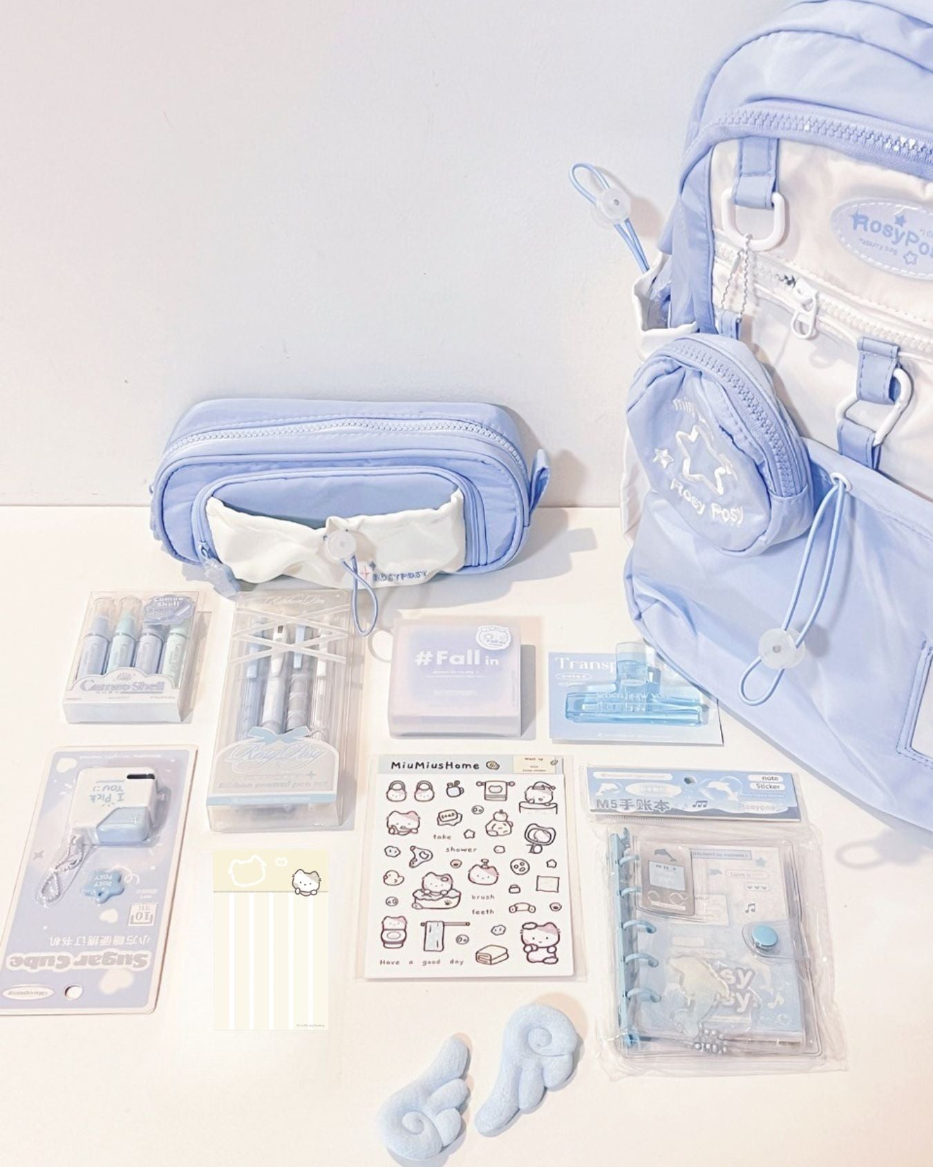 Blue Study Motivation Stationery Gift Set