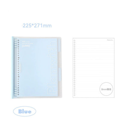 B5 Lay-Flat Flexible Ring Binder