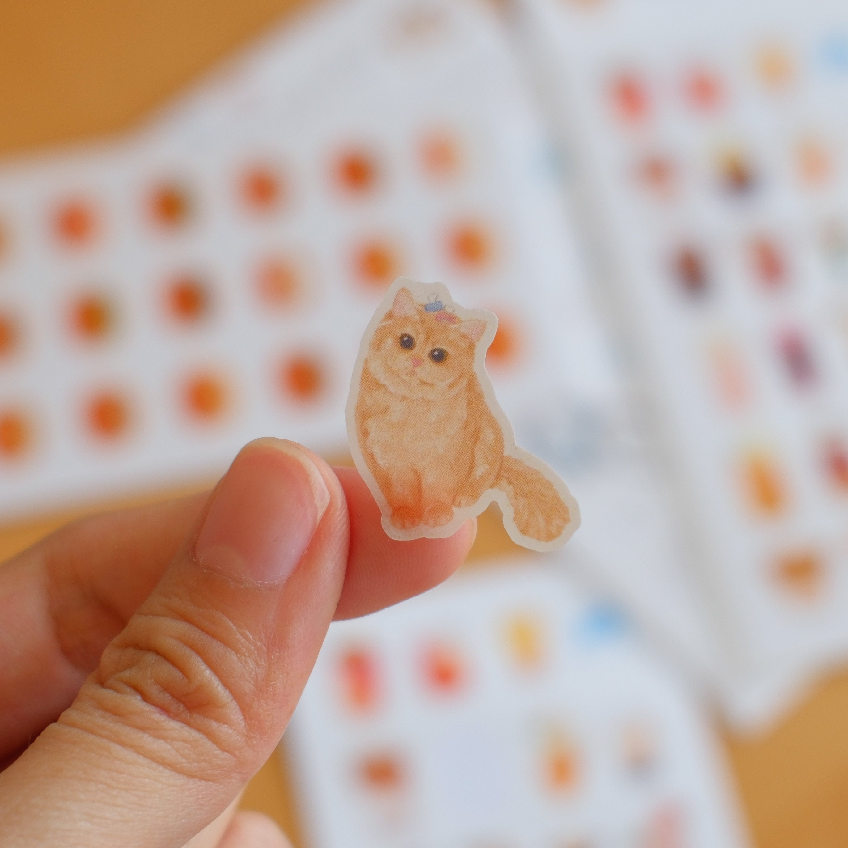 Chubby Paws & Sweet Treats Original Washi Die-cut Sticker