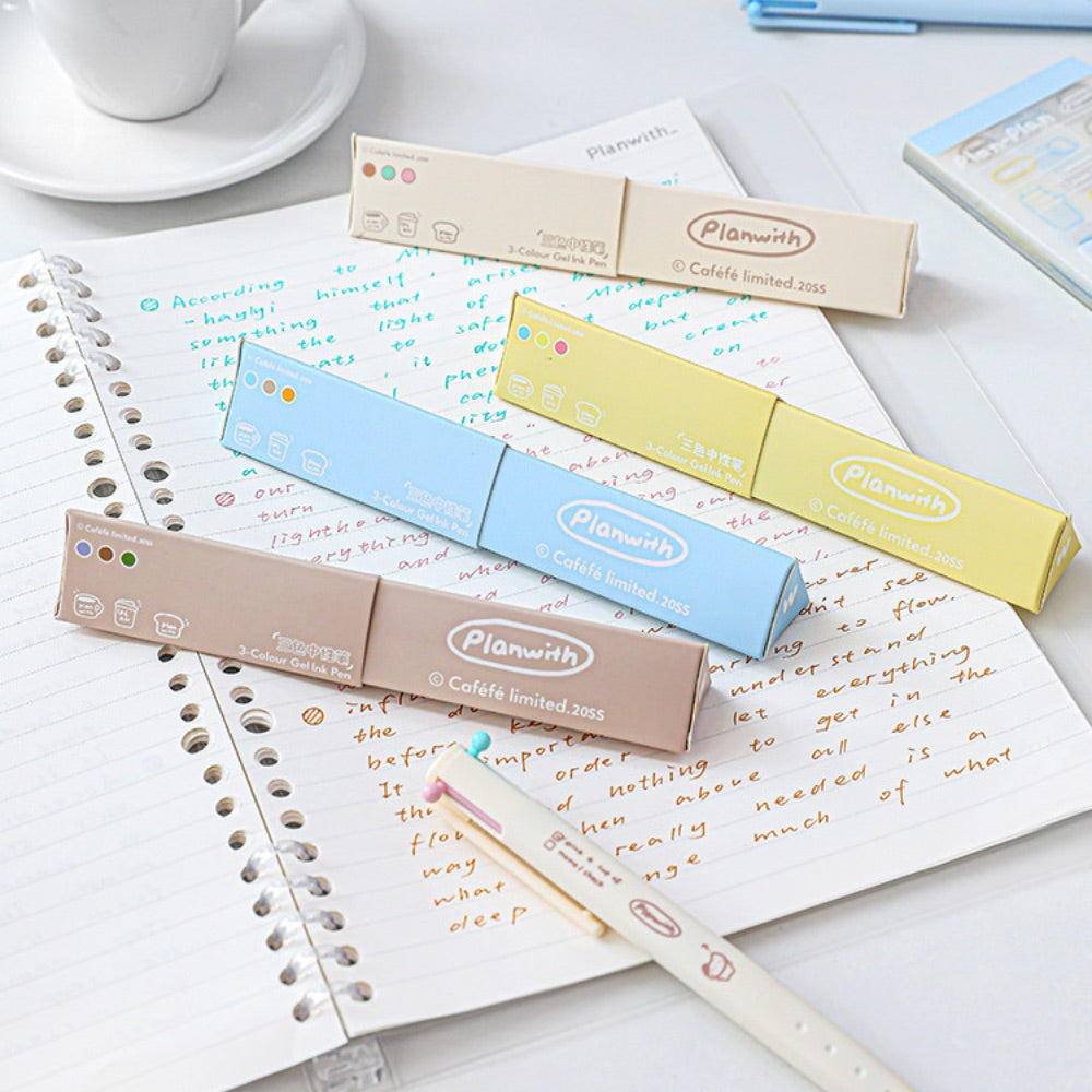 Caféfé Series 3-in-1 Stress-Relief Gel Pen