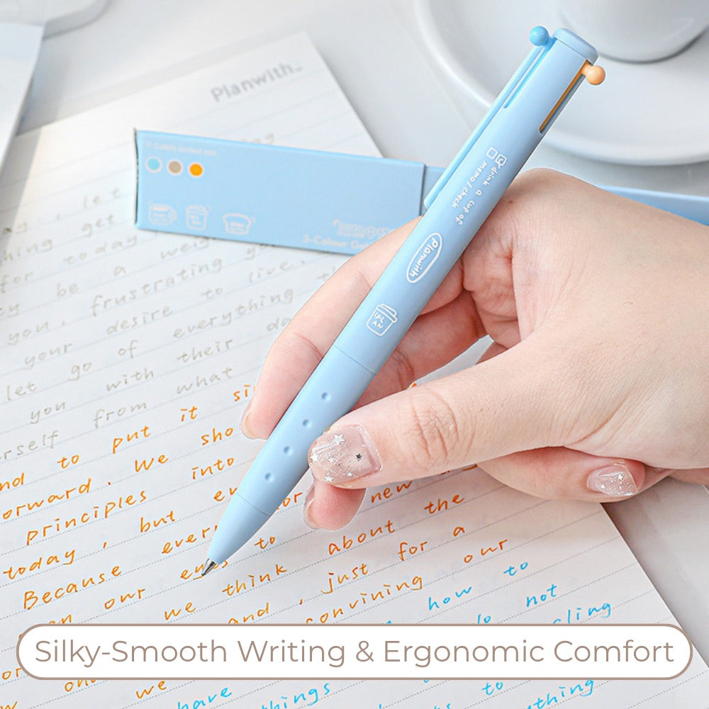 Caféfé Series 3-in-1 Stress-Relief Gel Pen