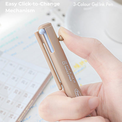 Caféfé Series 3-in-1 Stress-Relief Gel Pen