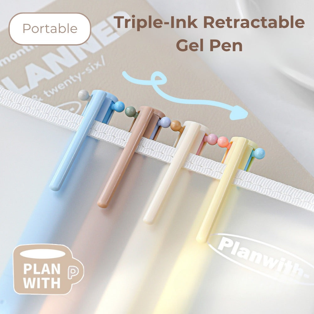 Caféfé Series 3-in-1 Stress-Relief Gel Pen