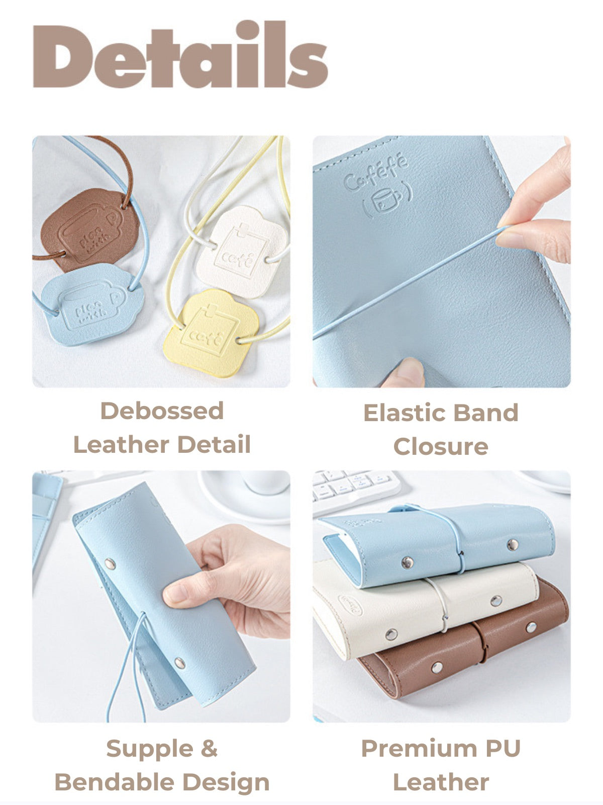 Caféfé Series A7 Soft-Touch Refillable Binder