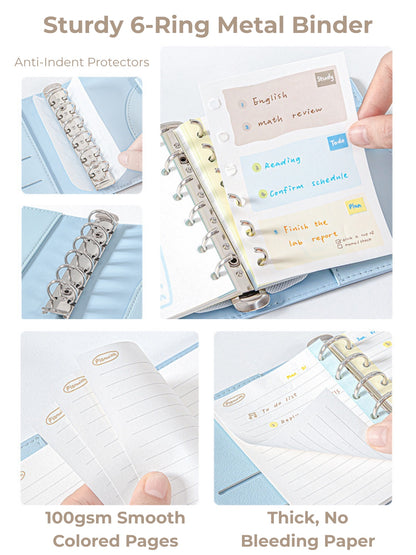 Caféfé Series A7 Soft-Touch Refillable Binder