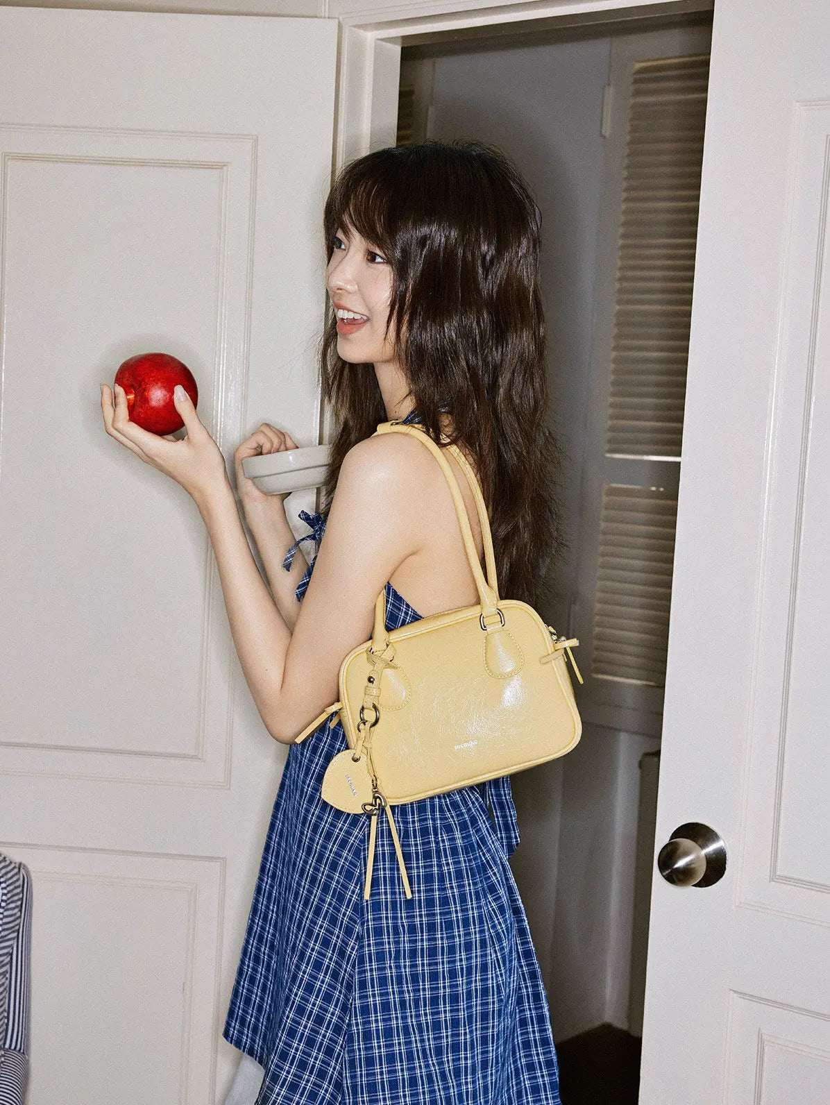 Ballet Leather Underarm Bag ChicChoi