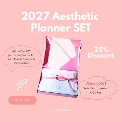 2027 Planner Gift & Setup Set (Blue)