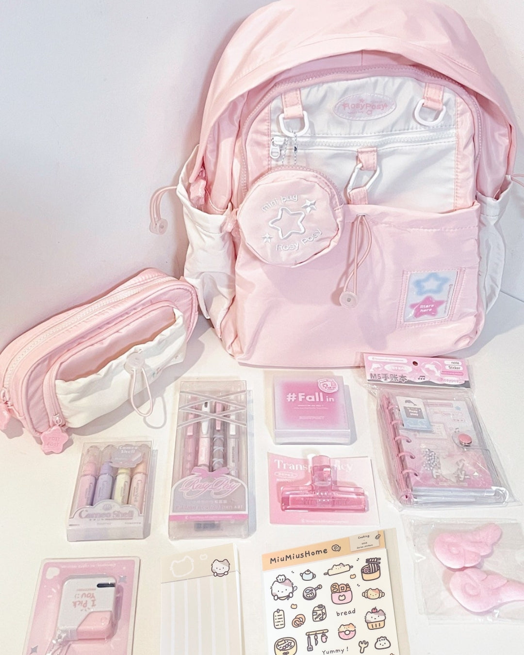 Pink Study Motivation Stationery Gift Set