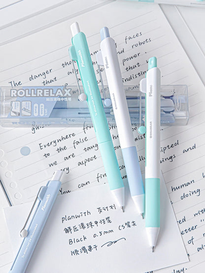 RollRelax Stress-Relieving Gel Pens, 2-Pack, 0.5mm