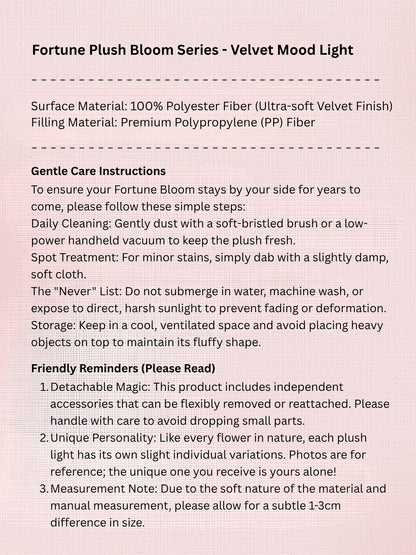 The Original Fortune Bloom Velvet Night Lights