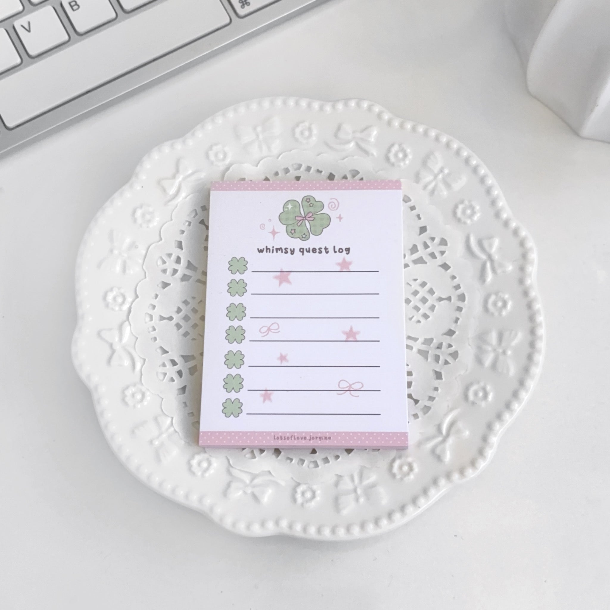 Lucky Girl Syndrome Stationary Set 🎀🍀 - Archive No. 001