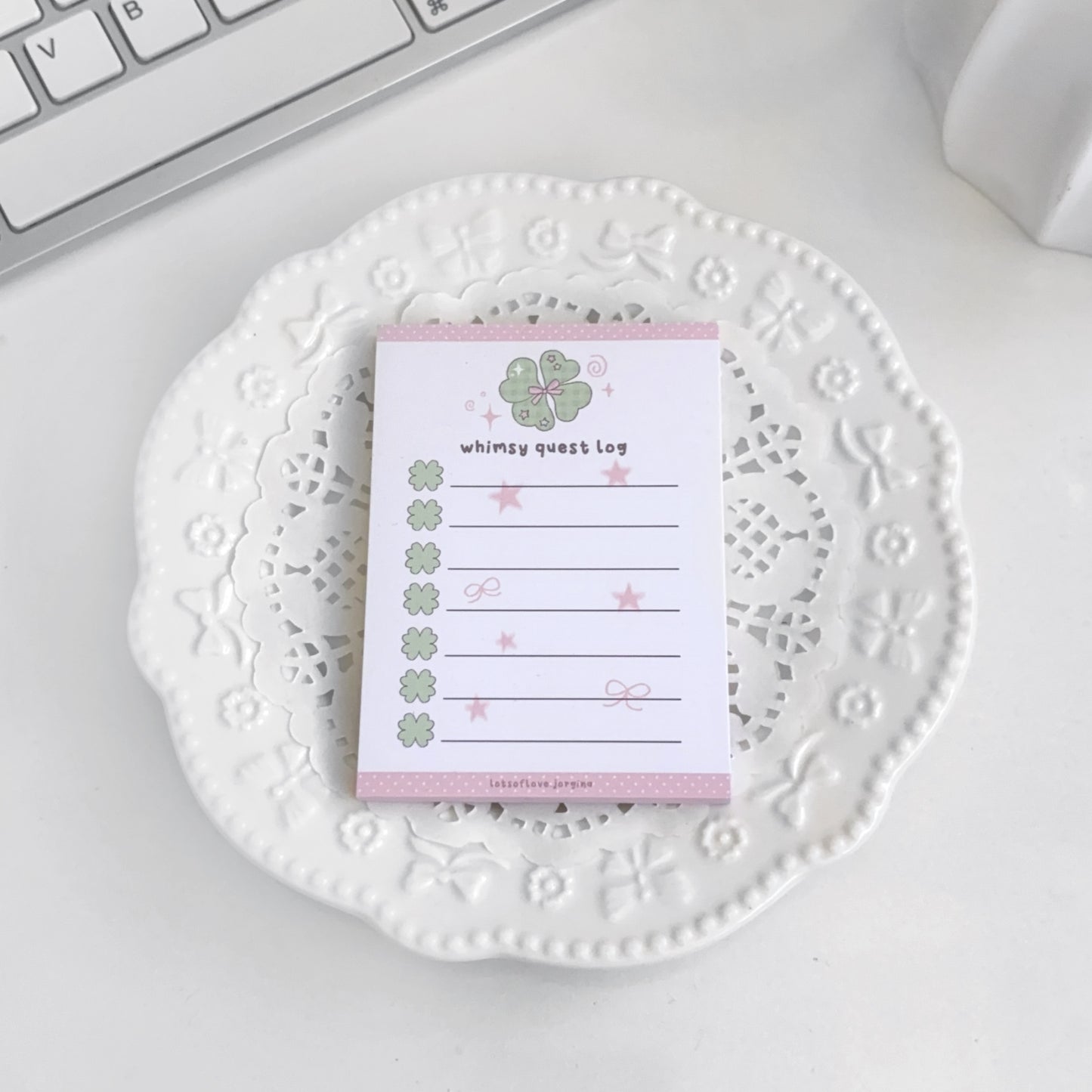 Lucky Girl Syndrome Stationary Set 🎀🍀 - Archive No. 001