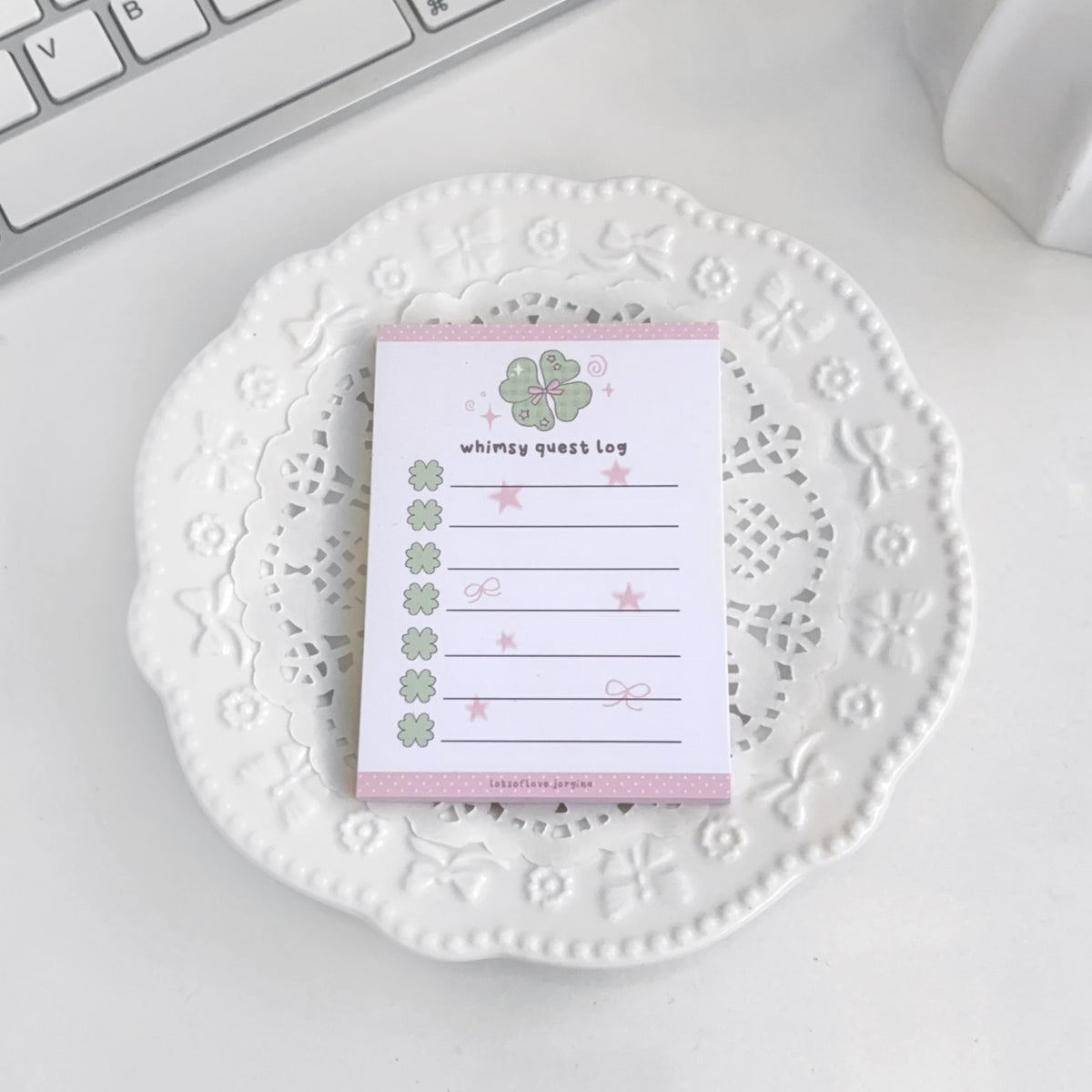 Lucky Girl Syndrome Stationary Set 🎀🍀 - Archive No. 001