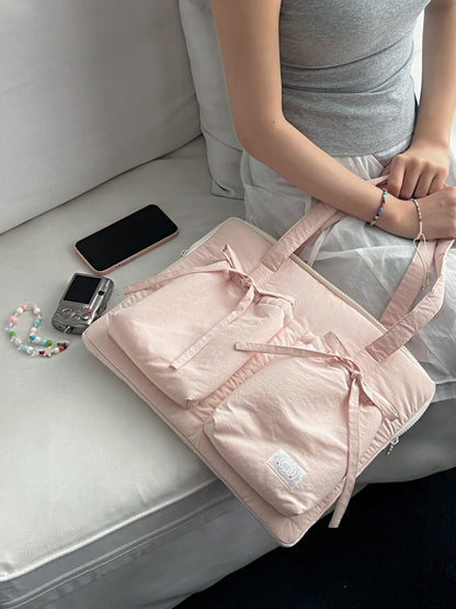 Puffy Bow Original 16-Inch Laptop Sleeve Bag