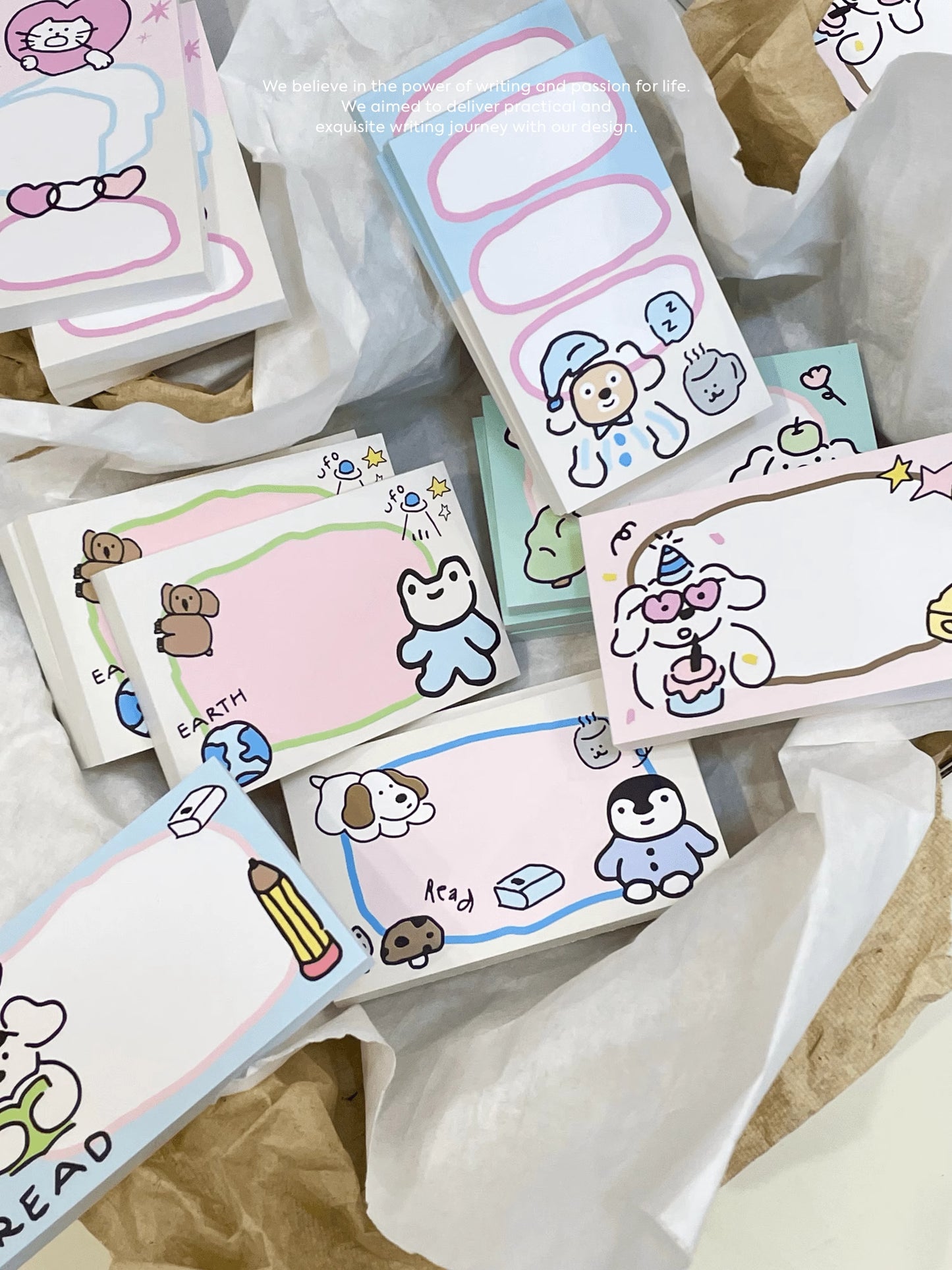 Original Cute Animal Memo Notepads