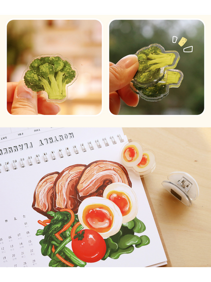 Bento Rice Ball Message Clips, 4PCS