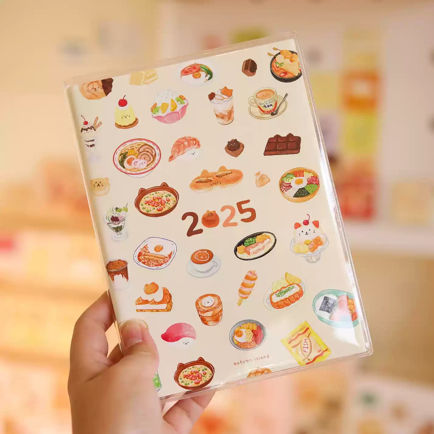 Original 2025 Food Shop Collection B6 Planner