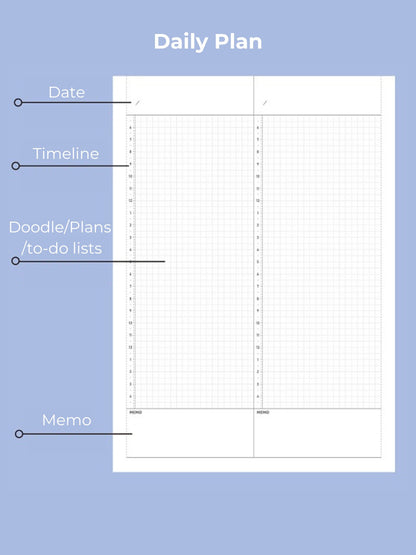 Time Trekker Self-Filling A5 Planner