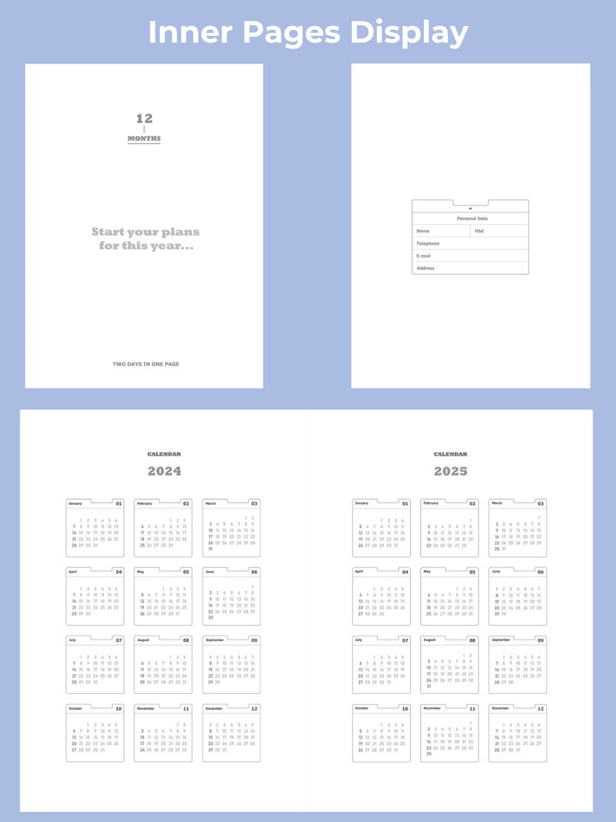 Time Trekker Self-Filling A5 Planner