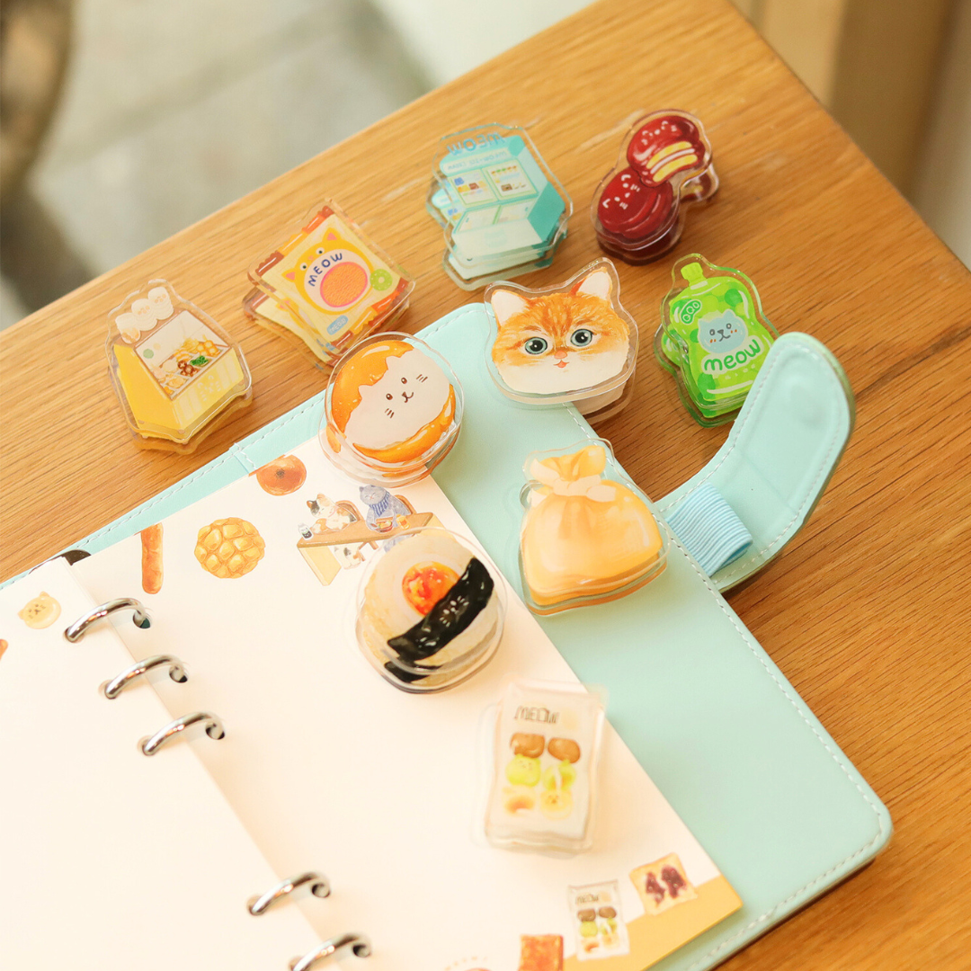 Convenience Store Collection Note, Message Clips, 10-Type – ChicChoi