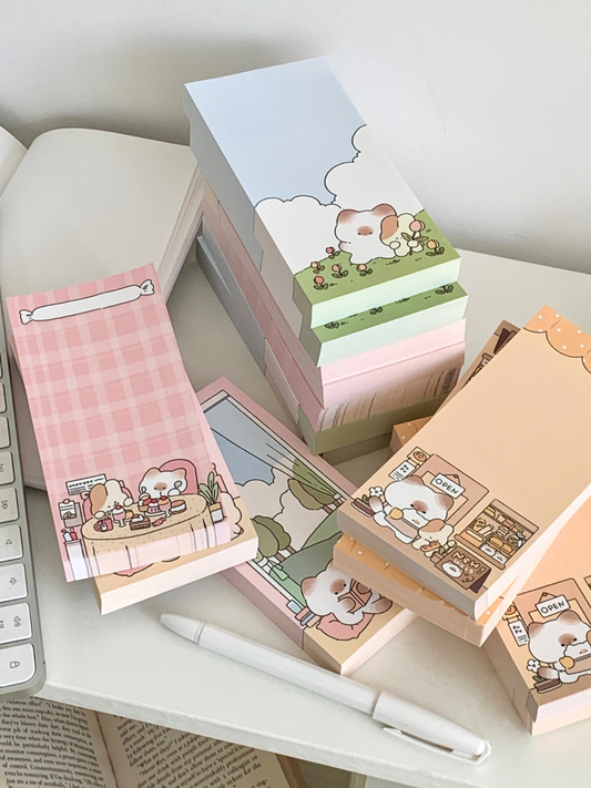 Mantou Cat PuPu Journal Material Mini Notepads