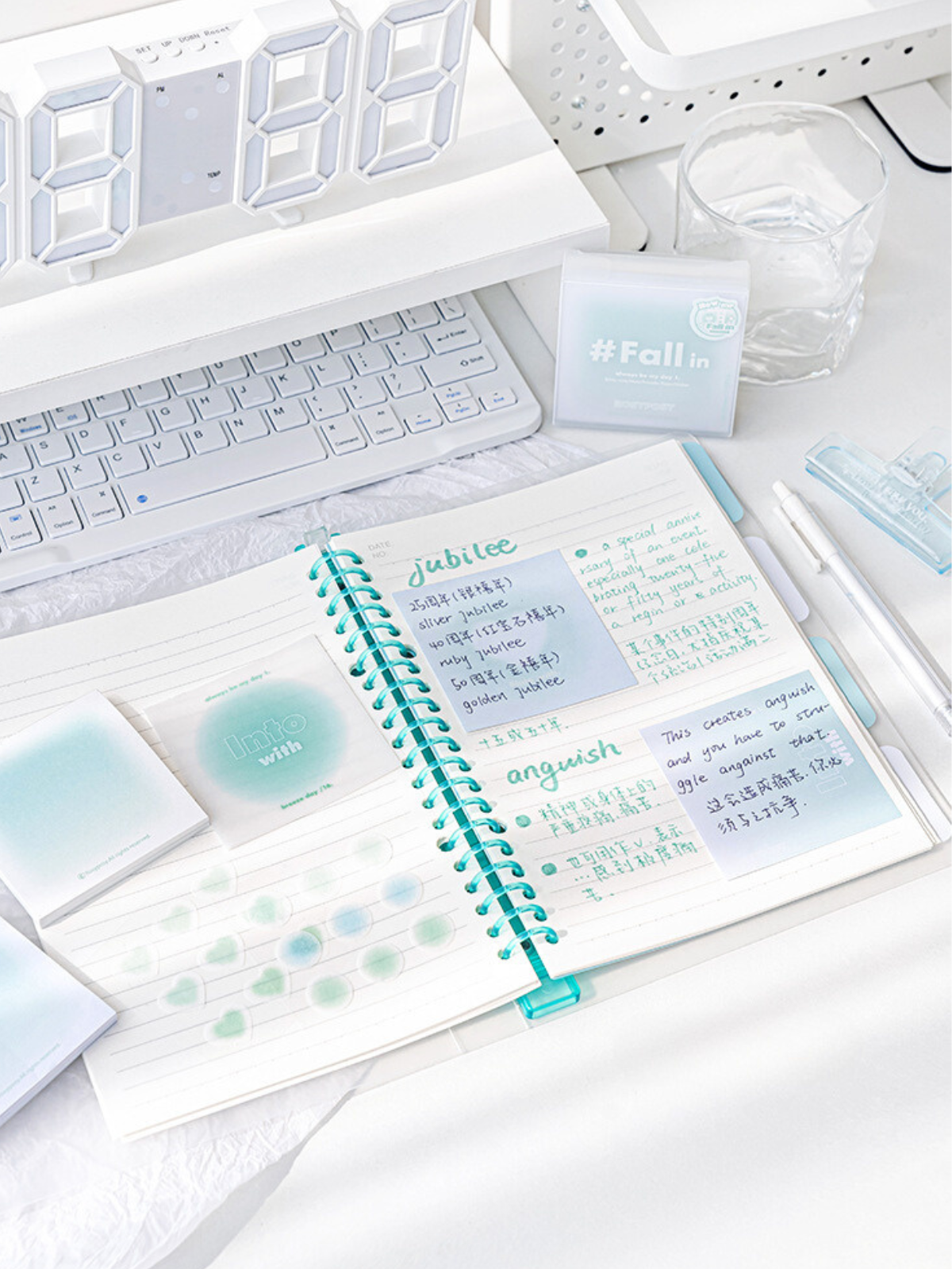 Fall in Collection Soft Gradient Mixed Notepaper