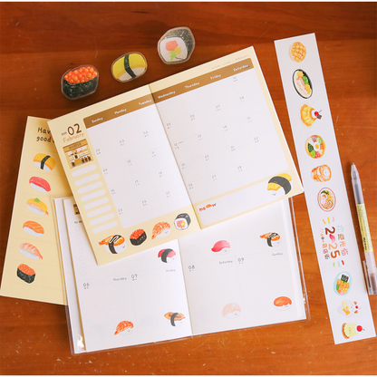 Original 2025 Food Shop Collection B6 Planner