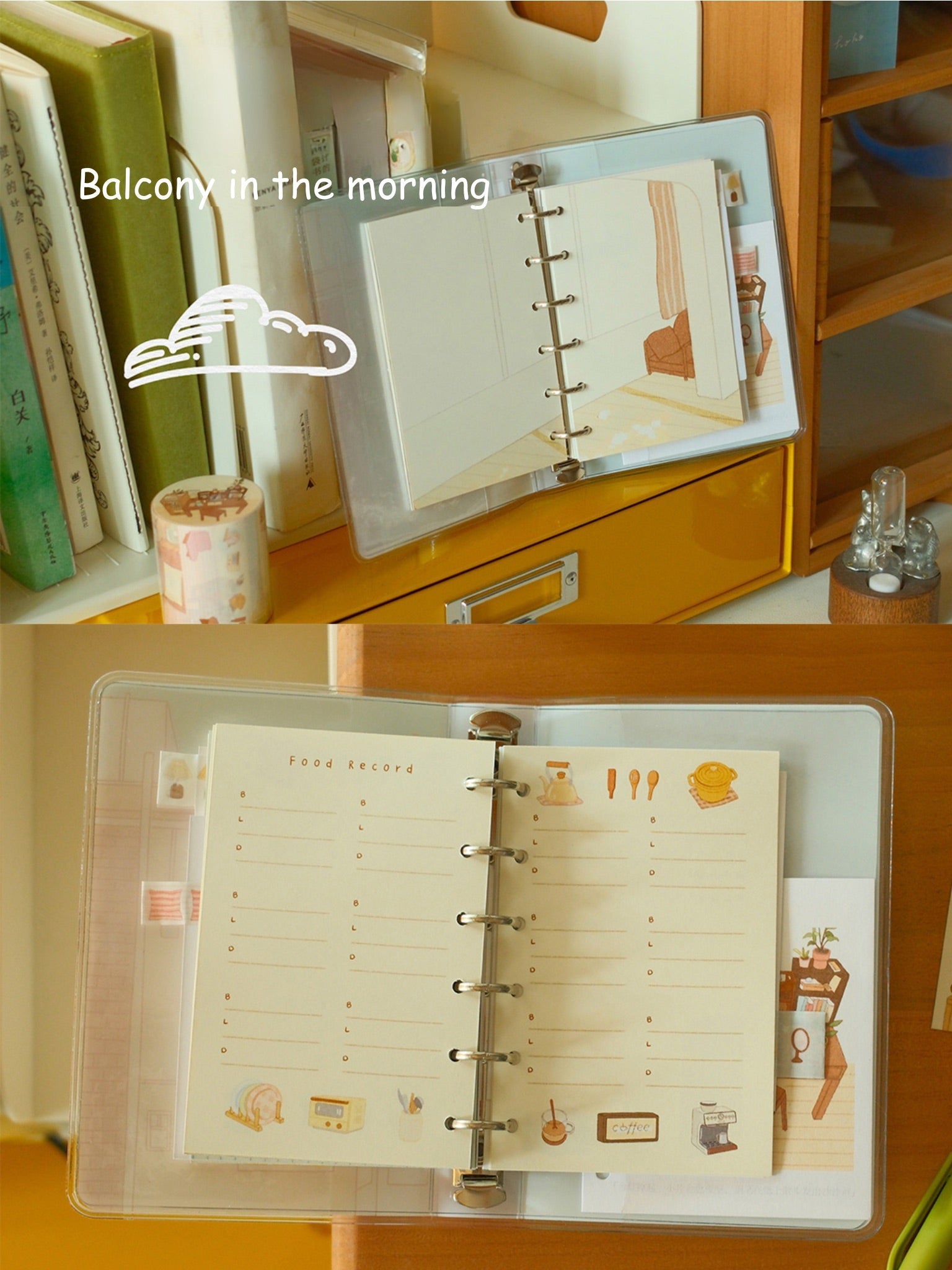 Little Room Monthly Planner Refill & Binder – M5 / A7 / A6per Sizes