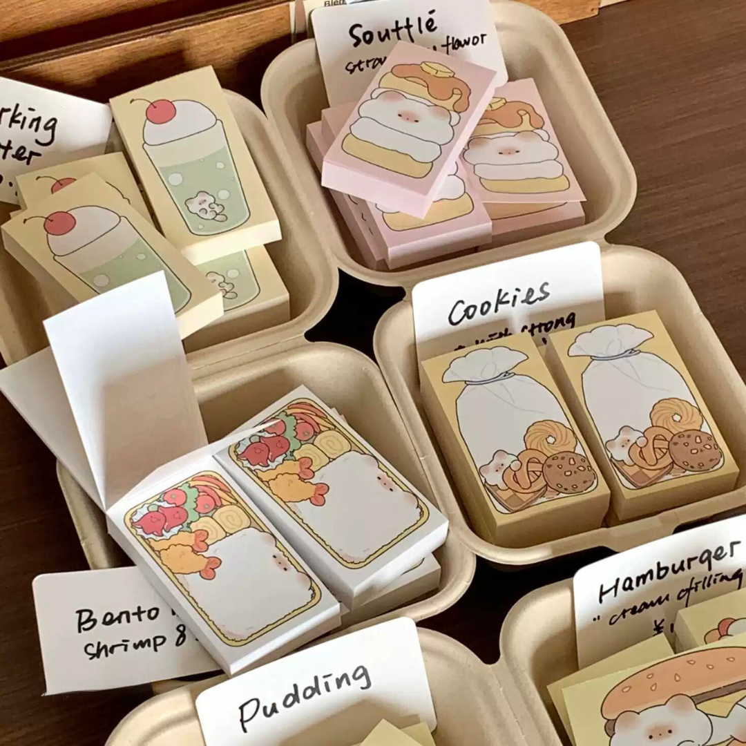 PuPu Food Series, Original Mini Notepad