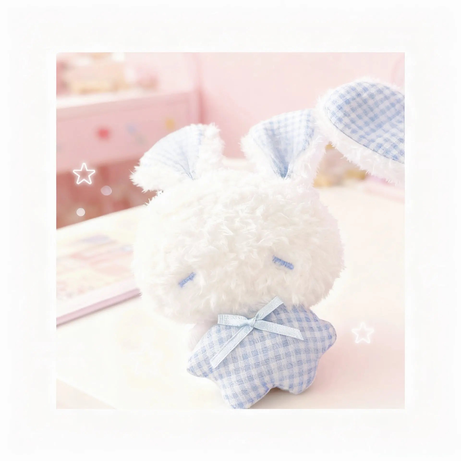 Easter Emotional Support Mini Bunny Angel Charms ChicChoi