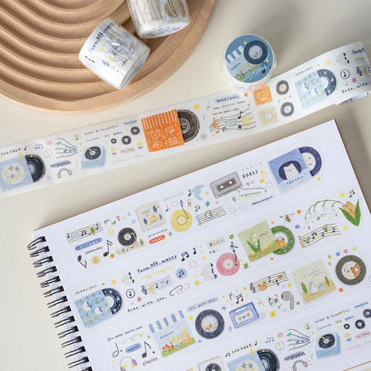 Country Music Washi Tapes with Special Oil