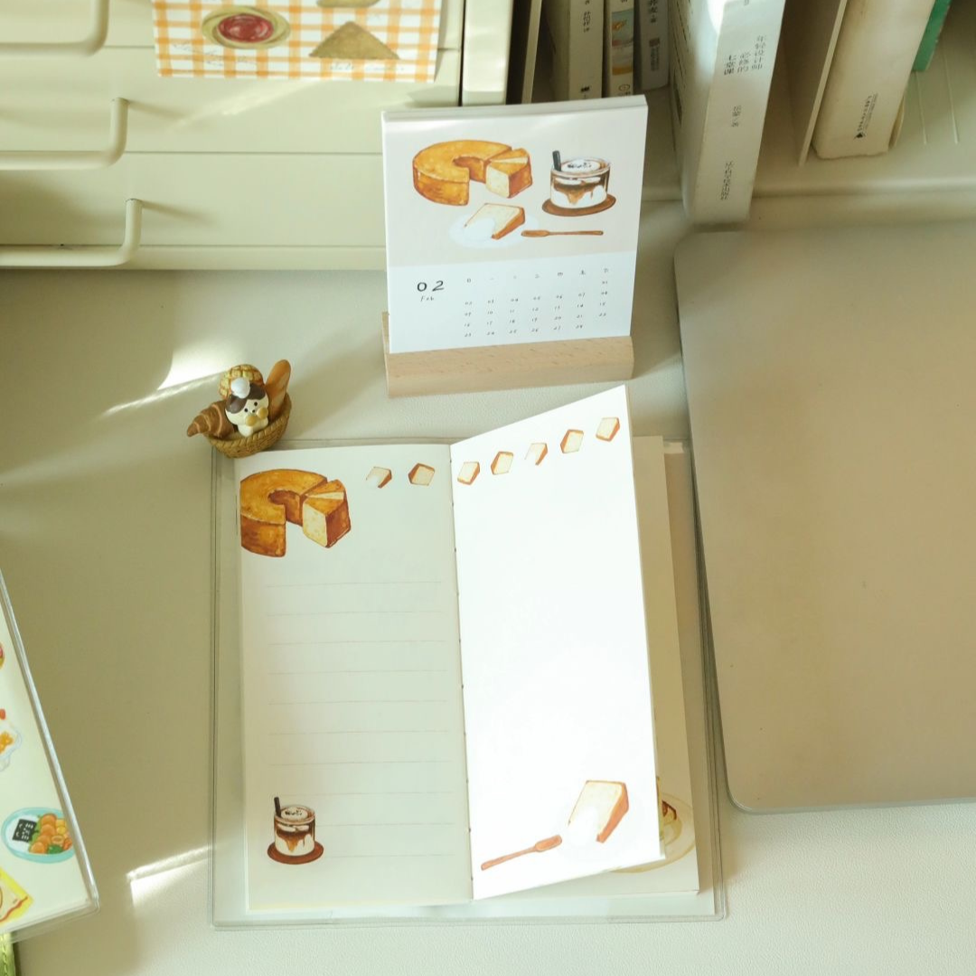 Coffee Bread • Two-Page Diary Per Day Notebook