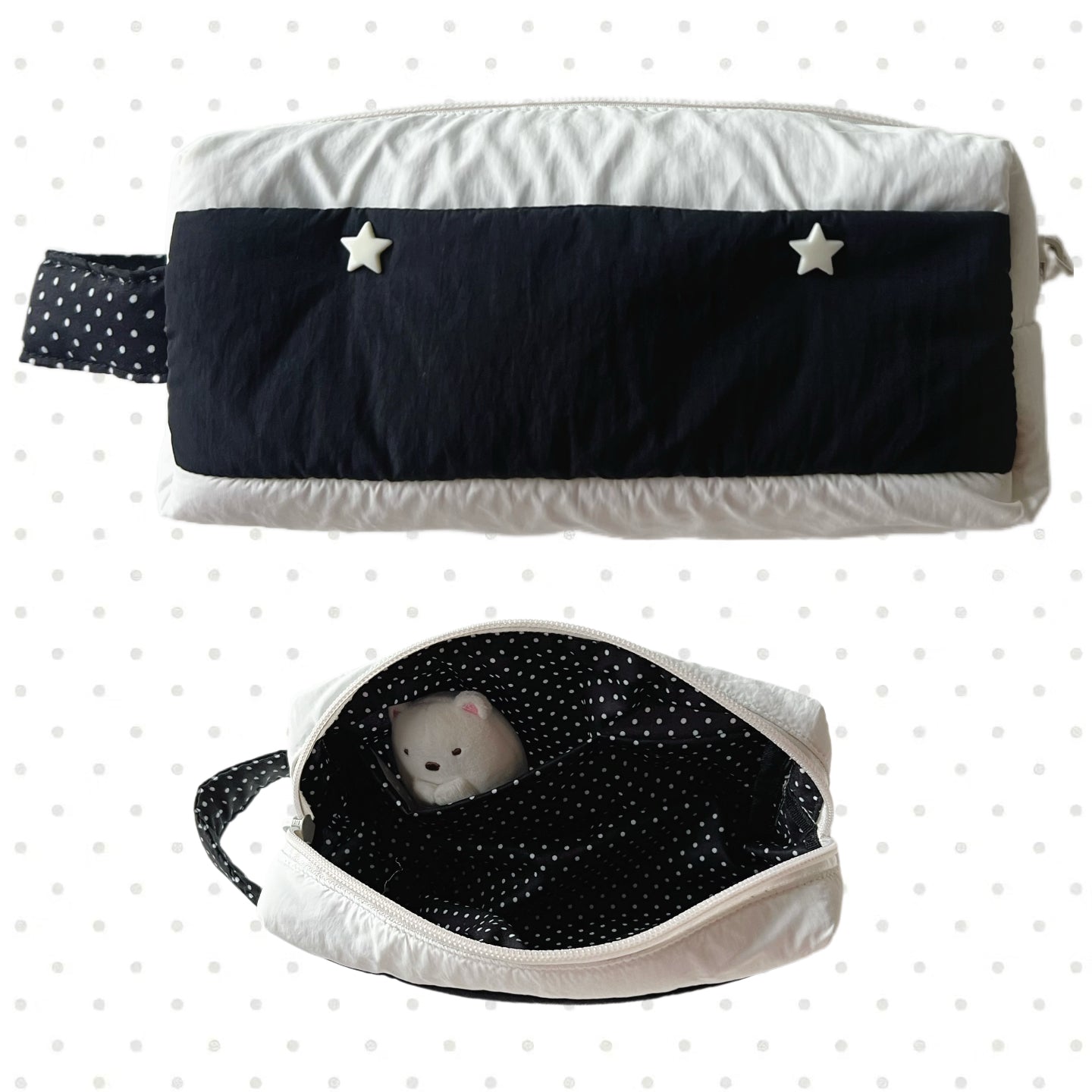 Mousse Cloud Pencil Case – Soft & Spacious Handheld Pouch