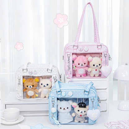 Clear Window Doll Carrier Ita Tote Bag