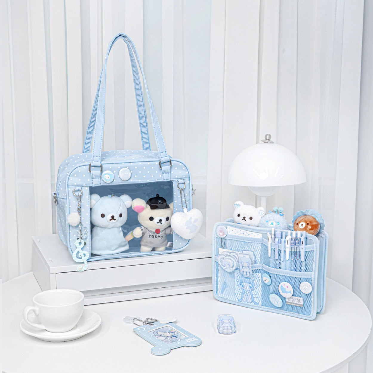 Clear Window Doll Carrier Ita Tote Bag