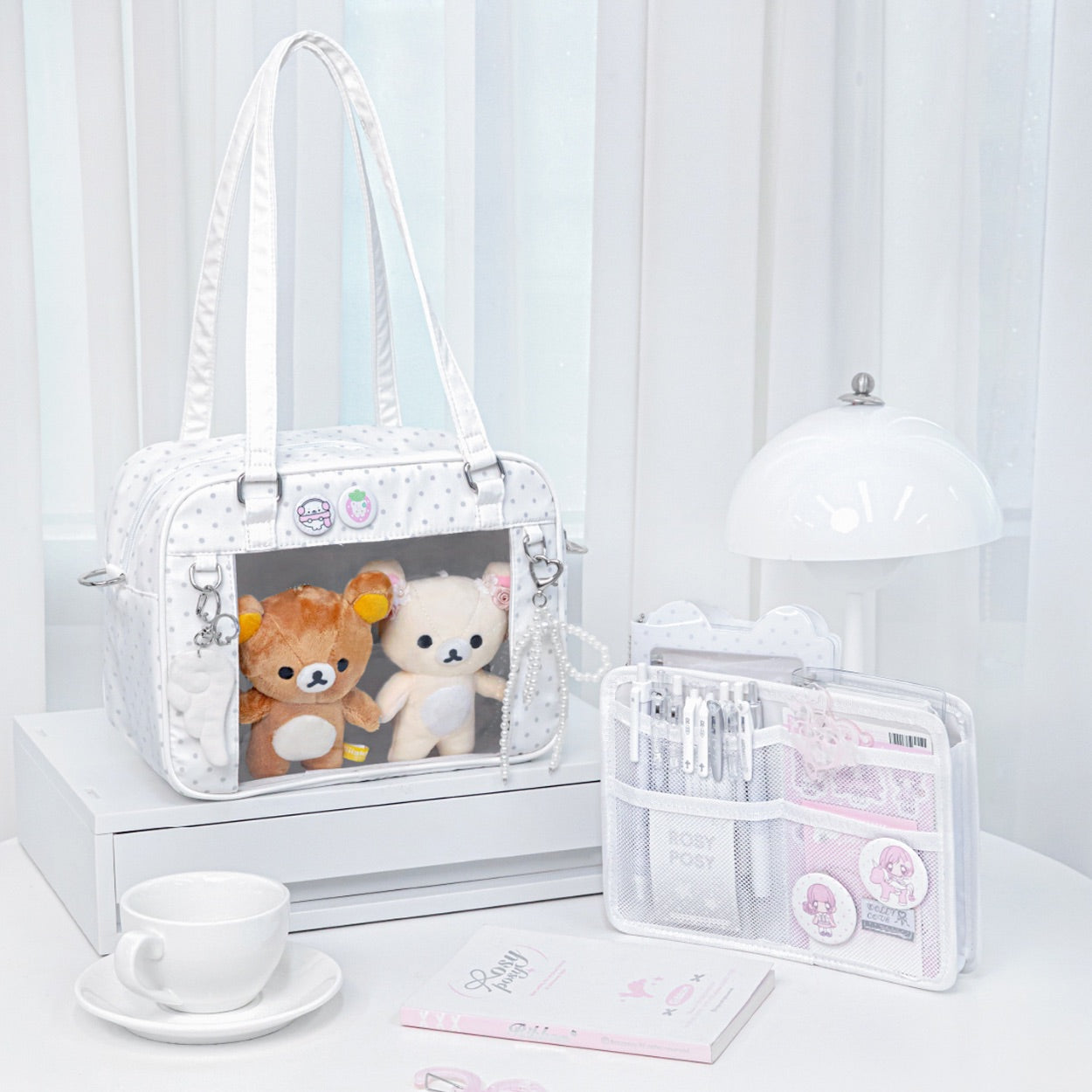 Clear Window Doll Carrier Ita Tote Bag