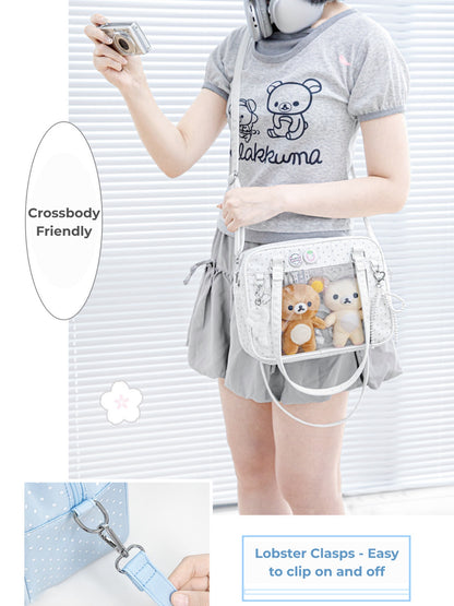 Clear Window Doll Carrier Ita Tote Bag