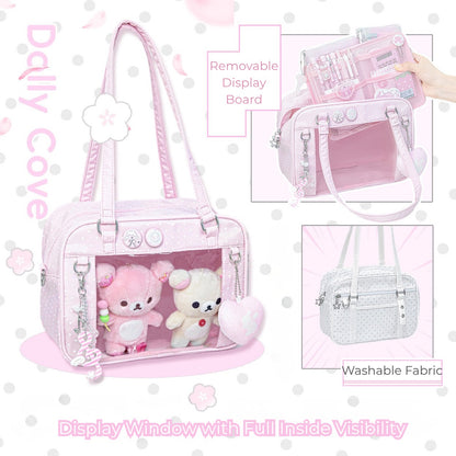 Clear Window Doll Carrier Ita Tote Bag
