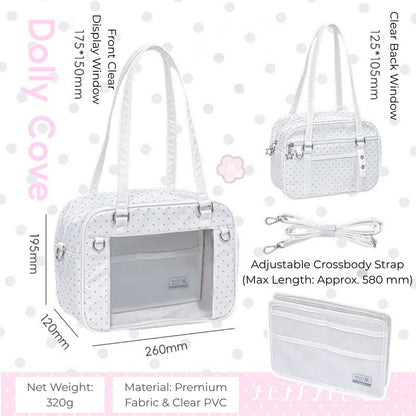 Clear Window Doll Carrier Ita Tote Bag