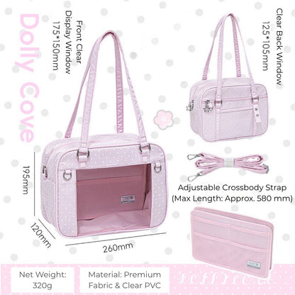 Clear Window Doll Carrier Ita Tote Bag