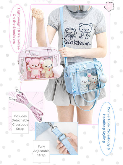 Clear Window Doll Carrier Ita Tote Bag