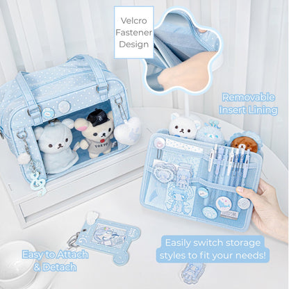 Clear Window Doll Carrier Ita Tote Bag