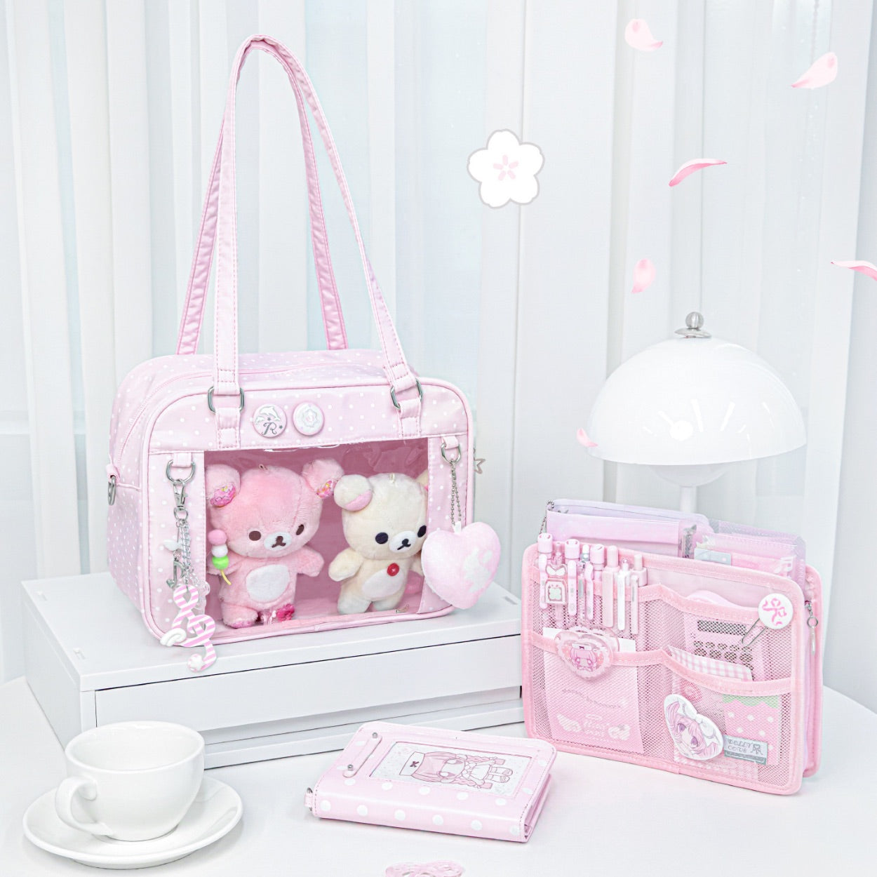 Clear Window Doll Carrier Ita Tote Bag