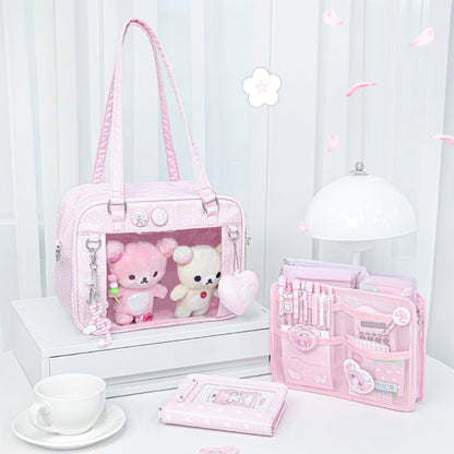 Clear Window Doll Carrier Ita Tote Bag
