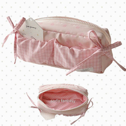 Original Pink Polka Dot Pencil Pouch