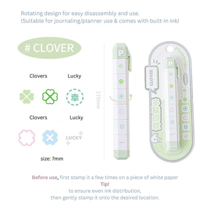 Multi-Pattern 6-in-1 Pen Stamp Set