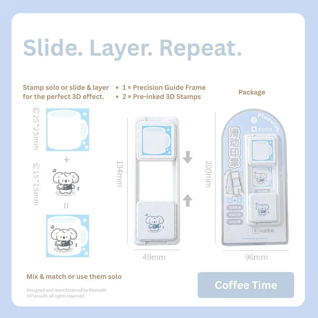 The Infinity Glide Precision Layering Stamp Set ChicChoi