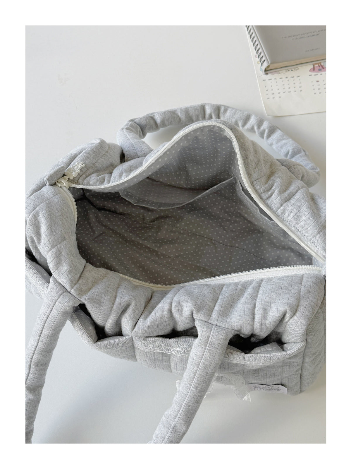 K-Style Puffer Tote Bag for Commute & Travel