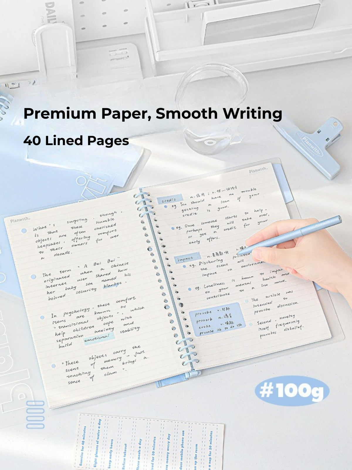 B5 Soft-Back Loose-Leaf Notebook