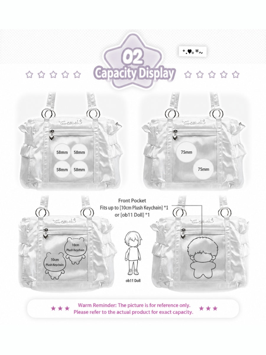 Satin Dream K-Pop Ita Crossbody & Shoulder Bag – Fan Support Essentials